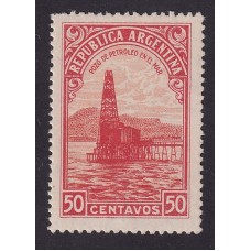 ARGENTINA 1935 GJ 759 ESTAMPILLA NUEVA CON GOMA PAPEL TELA U$ 4